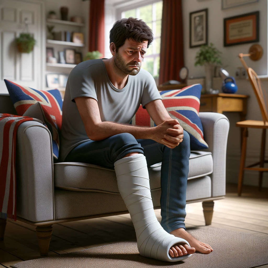 broken leg claim